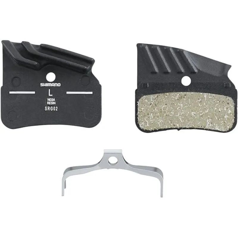 Shimano N03A-RF Disc Brake Pads - Resin / Alloy With Cooling Fins